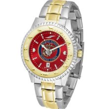 U.s. Marine Corps Competitor Military Watch Two-tone Ladies Or Mens