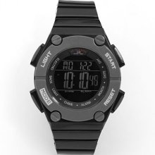 U.S. Polo Association Black Digital Chronograph Watch - Men