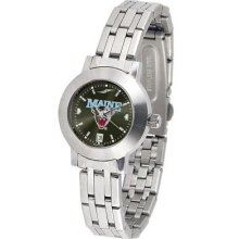 UMaine Black Bears Women's Modern Stainless Steel Watch