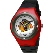 Unisex Chicago Blackhawks Watch with Official Logo - Youth Size