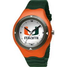 Unisex University Of Miami Watch with Official Logo - Youth Size