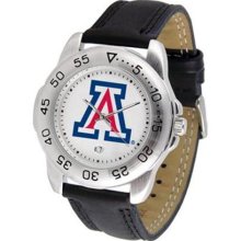 University of Arizona Wildcat watch : Arizona Wildcats Bold Logo Sport Leather Watch