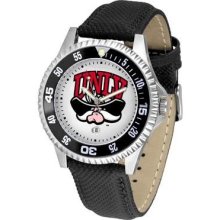 UNLV Running Rebels Men's Leather Sports Watch