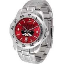 UNLV Running Rebels Men's Stainless Steel Wristwatch