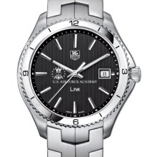 USAFA TAG Heuer Men's Link Watch w/ Black Dial