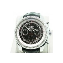 Used Breitling for Bentley A25362, black dial Mens Watch