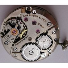 Used Tissot 27b-1 Watch Movement For Part