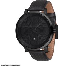 Vestal Doppler Slim Watch - Black/Brushed Black/Black DPL001