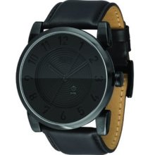 Vestal Men's Dop003 Doppler Oversized Matte Black Ion-p