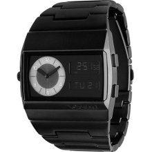 Vestal Metal Monte Carlo Watch - Black / Black / Black -