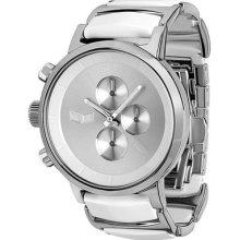 Vestal Metronome Watch - Silver / White -