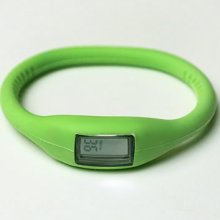 Waterproof Slim Rubber Digital Watch - Grass