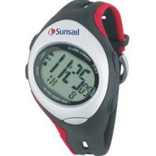 WE108 - RD -- Unisex Sport Stopwatch - Red