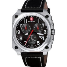 Wenger Swiss Watches 77015 Aerograph Cockpit Chrono Mens