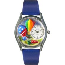 Whimsical Watches Kid s Hot Air Balloons Quartz Leather Strap Watch