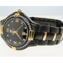 Womens Black Aqua Master Diamond Watch W 305