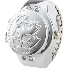 Women's Constellation Style Alloy Analog Quartz Ring Watch (Silver)