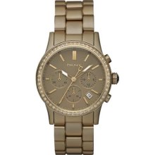 Women's dkny crystallized aluminum chrono watch ny8324