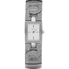 Women's dkny crystallized steel dressy watch ny4934