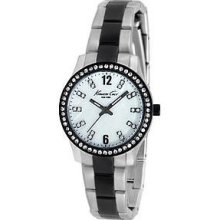 Women's kenneth cole mother of pearl dial glitz watch kc4901