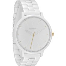 Women's Nixon Kensington All White/Gold Watch