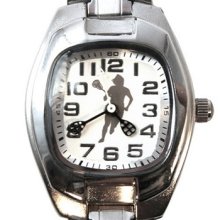 Women's Stainless Steel Pro Series Lacrosse Quartz Watch