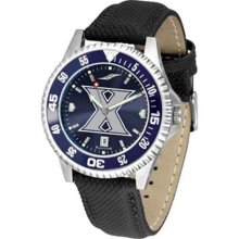 Xavier Musketeers XU NCAA Mens Leather Anochrome Watch ...