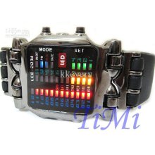 Xmas Gift Dot Matrix Digital Black Mens Led Watch Freshhip