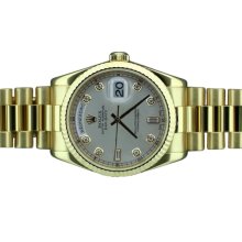 Yellow gold rolex presidential Day Date watch mens - Gold