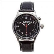 Zippo casual black face watch