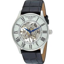 Akribos XXIV Slim Men's Mechanical Watch (Men's mechanical strap watch)