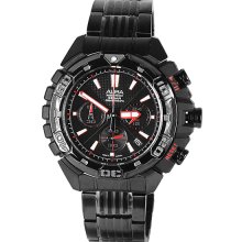 ALBA Black Dial Chronograph Quartz Divers Watch AU2007X1