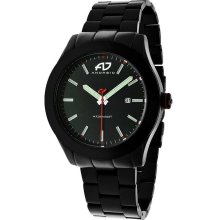 Android AD499BKK Men's Mantis Quartz Black Ion Plated Stainless Steel