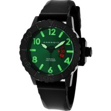 Android Men's 'Divemaster Trans 50' Green/ Black Watch (Men's Green Divemaster Trans 50 Large Date)