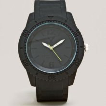 Black Rubber Watch