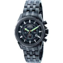 Black Stainless Steel Signature Air Legend Chronograph Black Dial Diver