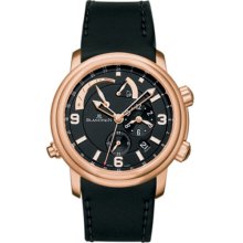 Blancpain Men's Leman Black Dial Watch 2841-36B30-64B
