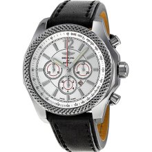 Breitling Bentley Barnato 42 Automatic Chronograph Silver Dial Mens Watch A4139021-G754