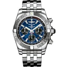 Breitling Men's Chronomat Blue Dial Watch AB011011.C789.375A