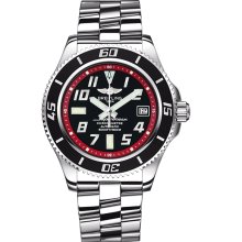 Breitling Men's Superocean Black Dial Watch A1736402.BA31.131A