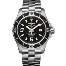 Breitling Men's Superocean Black Dial Watch A1739102.BA80.134A