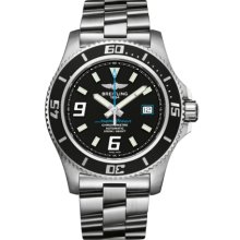 Breitling Men's Superocean Black Dial Watch A1739102.BA79.134A