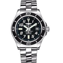 Breitling Men's Superocean Black Dial Watch A1736402.BA28.131A