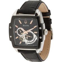 Bulova Automatic Black Dial Men's Watch #98A118