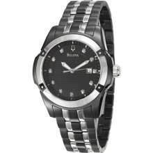 Bulova Casual Diamond Mens Watch 98D116