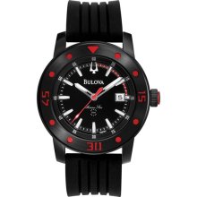 Bulova Men's Black Rubber Sport Watch