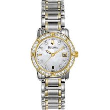 Bulova Two Tone Stainless Steel Women's Watch 98R106