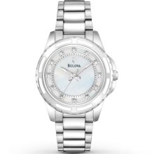 Bulova Women s Watch Mother-Of-Pearl 96P144- Women's Watches