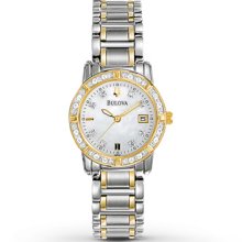 Bulova Women's Watch Diamond Accents 98R107- Women's