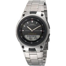 Casio AW80D-1A Men's Sports Ana-Digi Black Dial Illuminator Datab ...